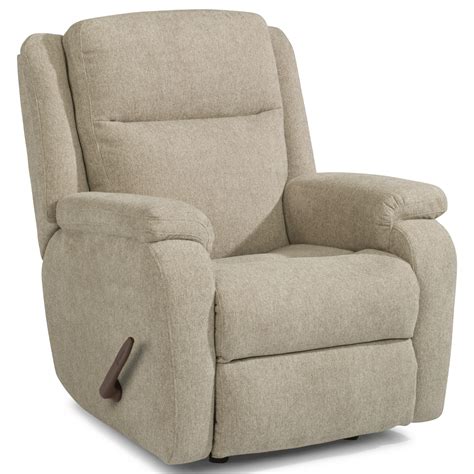 Flexsteel Magnus Casual Swivel Gliding Recliner With Pillow Arms