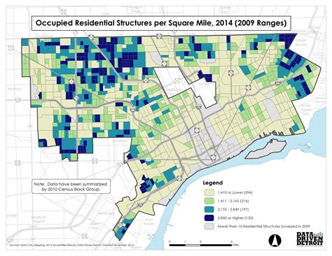 City Of Change Occupancy Density In Detroits Residential