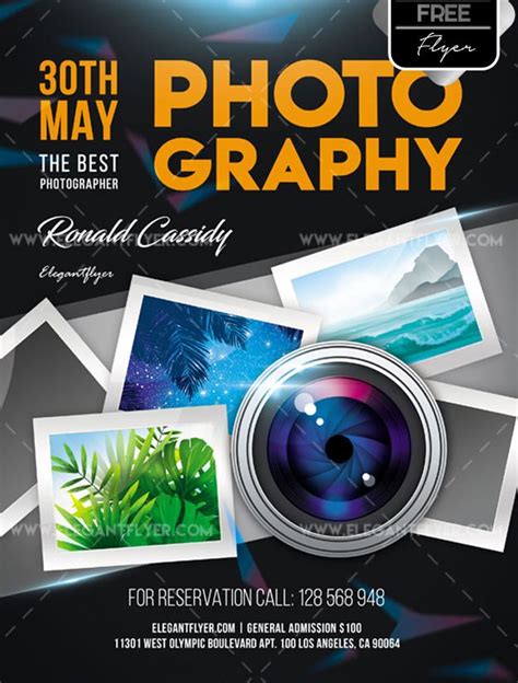 Photography Free Flyer Psd Template Psdflyer