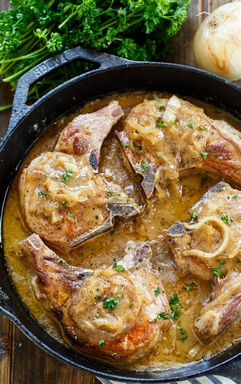 Smothered Southern Pork Chops Spicy Southern Kitchen