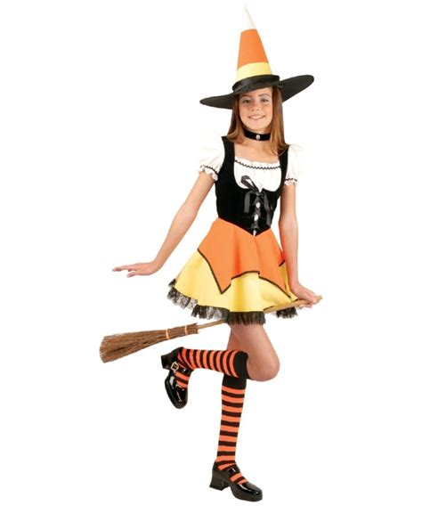 Witch Candy Corn Kids Halloween Costume Girls Costumes