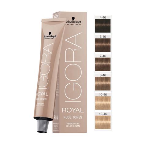 Schwarzkopf Igora Royal Nude Tones 8 46 Rubio Claro Beige Chocolate 60ml