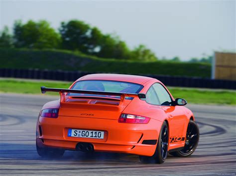 2007 Orange Porsche 911 Gt3 Rs Wallpapers