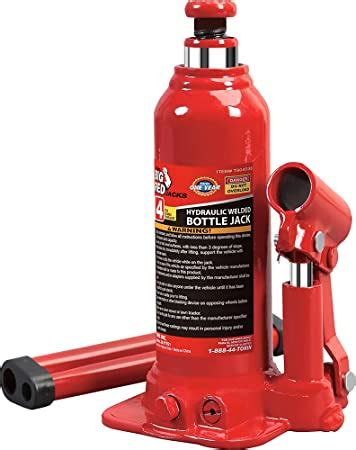 Amazon Com Big Red T B Torin Hydraulic Welded Bottle Jack Ton Lb Capacity Red