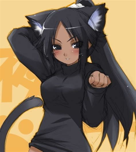 Image Result For Dark Skin Anime Witch Cat Girl Bleach Anime Black