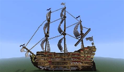 French Warship Minecraft Map