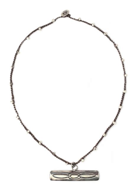 Vintage Navajo Silver Pendant Necklace By On U Jewelry