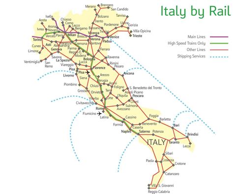 Use This Trenitalia Map To Plan Your Exciting European Adventure Visit