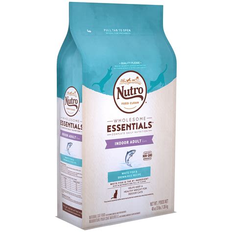 Nutro cat food buying guide. Nutro Wholesome Essentials Indoor Adult Dry Cat Food White ...