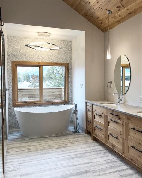 Classic Mountain Living Transitional Bathroom Calgary By
