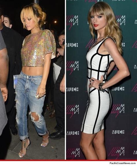 rihanna vs taylor swift who d you rather rihanna taylor swift hollywood glamour