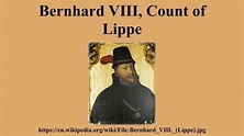 Bernhard VIII, Count of Lippe - Alchetron, the free social encyclopedia