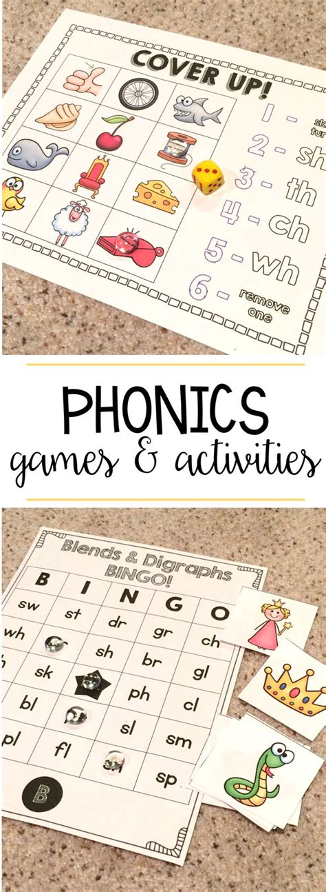 Phonics Games Digraphs Blends Short And Long Vowels Phonics Phonics Games Phonics Activities