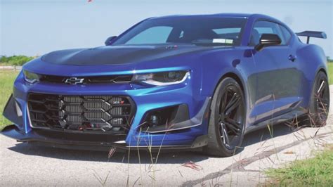 Watch Hennessey Take The Camaro Zl1 1le Exorcist For A Spin