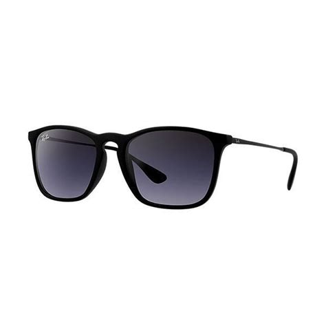 Óculos Solar Ray Ban Rb4187l 622 8g Chris Preto Fosco L Cinza Medidas 54 18 145 Submarino