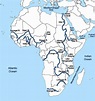 A comprehensive list of 7 major rivers in Africa and their location