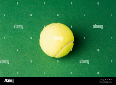 Close Up Of A Tennis Ball Stock Photo Alamy