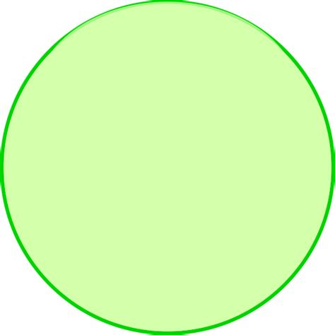 Pale Green Circle Clip Art At Vector Clip Art Online