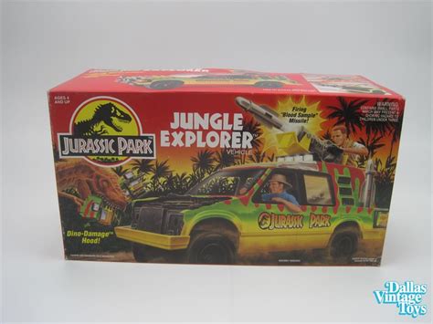 1993 Kenner Jurassic Park Vehicle Jungle Explorer With Firing Blood