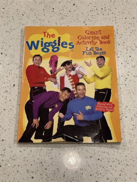 Vintage 2003 The Wiggles Giant Coloring And Activity Book Let The Fun