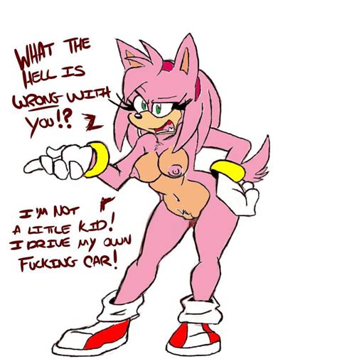 Rule 34 Amy Rose Anthro Breasts Female Flower Furry Green Eyes