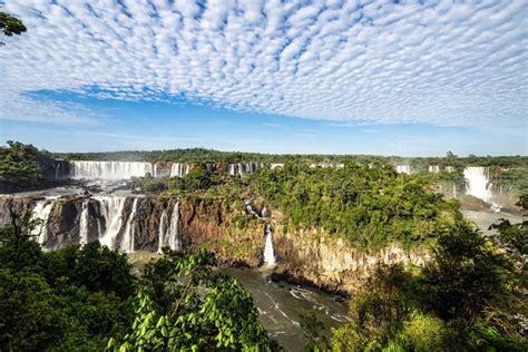Iguazu Falls The Largest Series Of Waterfalls Of The World Located At