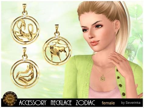 Accessory Zodiac Earth Signs At Sims By Severinka Sims 3 Finds