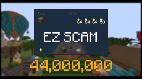 So I Scammed This Kid For 44 Million Coins Hypixel Skyblock Youtube