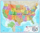 Landkarte Vereinigte Staaten (Maps) 1:4.250.000 - Commee Landkarten
