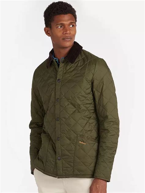Barbour Heritage Liddesdale Quilted Jacket Olive At John Lewis And Partners
