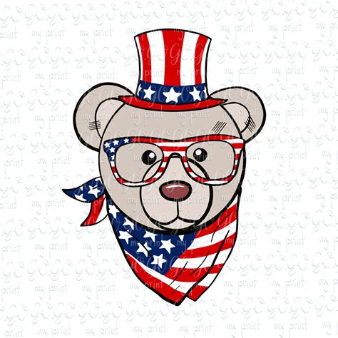 Teddy Bear Clipart Rainbow Png Love Png Svg Bear Face Cute Bears Original Image Fourth Of