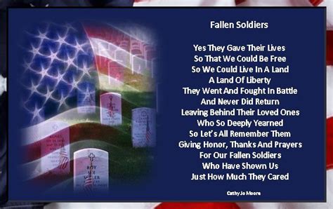 Memorial Day Poem Fallen Soldiers Memorial Day Pinterest Memorial