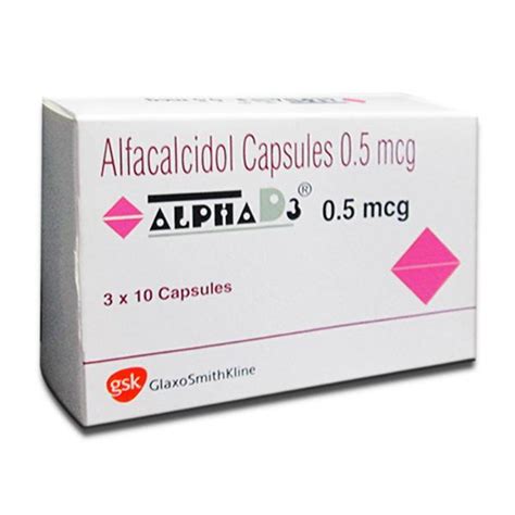 Buy Alpha D3 05 Mcg Capsule 10 Cap In Wholesale Price Online B2b