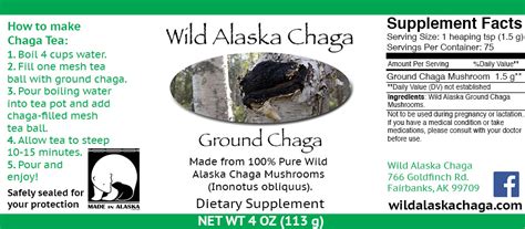 Chaga mushroom (inonotus obliquus) is a fungi that grows on birch trees and is the most potent antioxidant on this planet. Wild Alaska Ground Chaga Mushroom- 4 oz