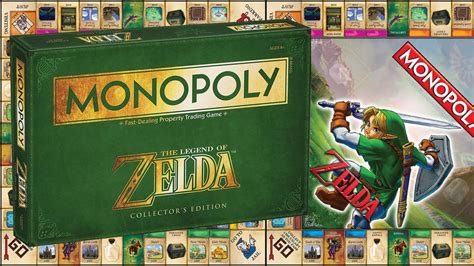 The Legend Of Zelda Monopoly Collectors Edition Unboxing 3kb