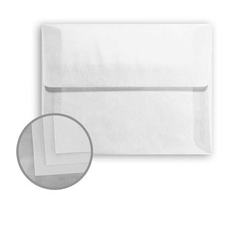 Clear Envelopes A7 5 14 X 7 14 29 Lb Bond Translucent Vellum
