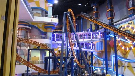 The supersonic odyssey roller coaster, though just 800 metres long, is said to be incredibly scary. Kuala Lumpur Times Square Roller Coaster - YouTube