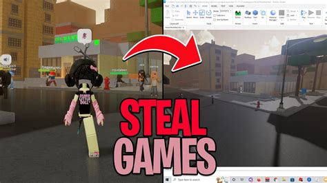 How To Steal Roblox Games For Free With 1 Script Youtube