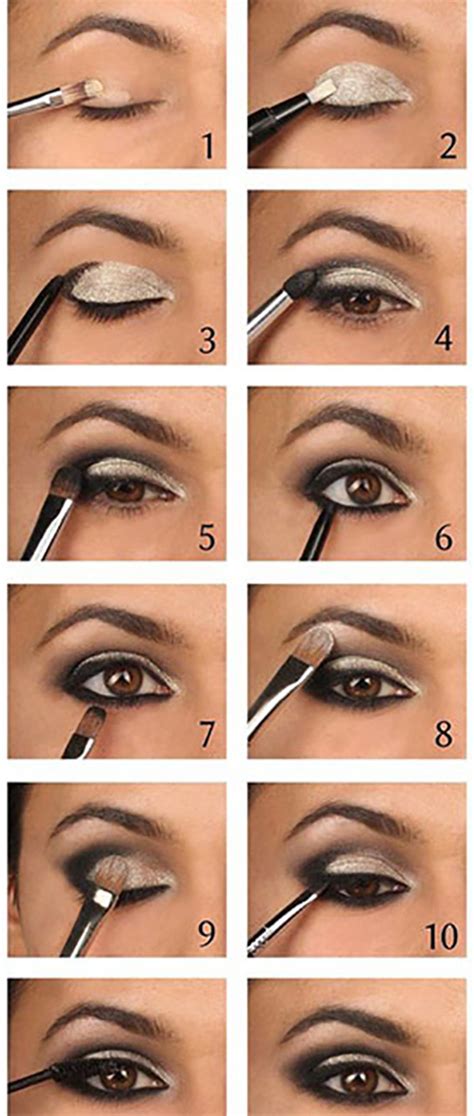 Define your crease with your darker shade. How To Do Smokey Eye Makeup? - Top 10 Tutorial Pictures For 2019
