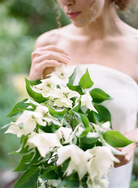 A Floral Trend Were Loving Dogwood Wedding Bouquets Modern Wedding
