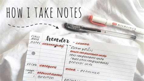 But how to take notes effectively is not known by many. how i take notes - YouTube