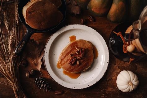 Pumpkin Sourdough Pancakes Eating Seasonally — Calico And Twine