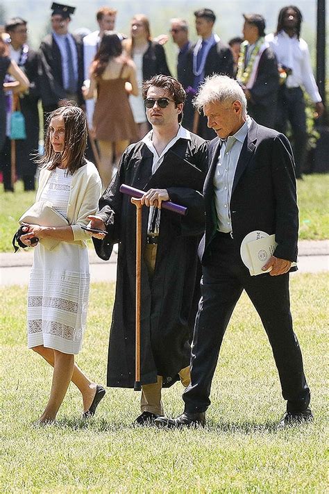 Harrison Ford Calista Flockhart At Son Liams Graduation Photos