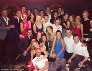 The Bachelors Emily Simms Rubs Shoulders With Bachelorette Reject David Witko Daily Mail Online