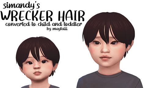 New Sims 4 Male Child Hair Custom Content — Snootysims