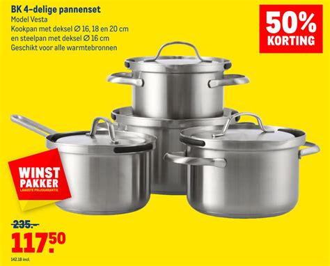 Bk Delige Pannenset Aanbieding Bij Makro