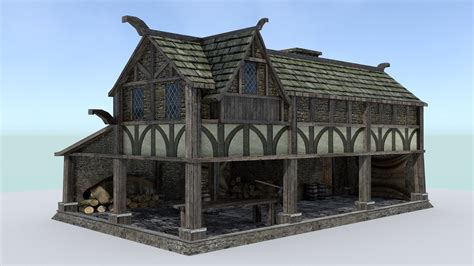 For those who are unaware, the stonecutter can be used to craft many types of stone blocks into i propose the sawmill as an equivilant for wooden recipes to maintain consitancy. 3D asset Medieval Village Sawmill | CGTrader