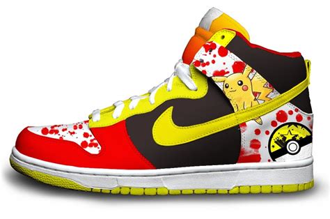 Nike Sb Dunk Cartoon Shoes 10 Top Pokemon Anime Character Pikachu