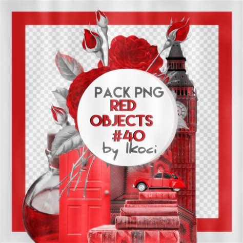 Red Objects 40 Pack Png By Ikoci On Deviantart
