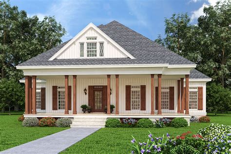 Raised Cottage House Plan With Optional Detached Garage 55215br